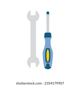 Technical support icon. Tools, operator, smartphone. Digital gadgets concept. Can be used for topics like online help, call center, customer service, Call center, online customer support, Contact Us