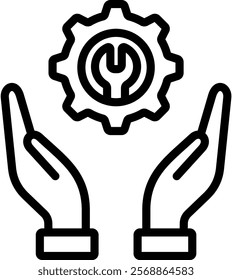 Technical Support Icon Vector Illustration