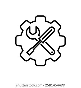 Technical support icon vector. Service station illustration sign. Engineer symbol. Maintenance logo.