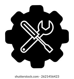 Technical support icon vector. Service station illustration sign. Engineer symbol. Maintenance logo.