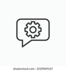 Conjunto de ícones de suporte técnico. ilustração preenchida e de linha