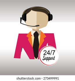 technical support over degrade  color background