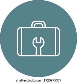 Technical support, repair, tools icon vector image. Can also be used for customer support. Suitable for use on web apps, mobile apps and print media.