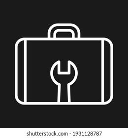 Technical support, repair, tools icon vector image. Can also be used for customer support. Suitable for use on web apps, mobile apps and print media.