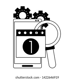 Technical support technology group of symbols, online help service. vector illustration graphic design