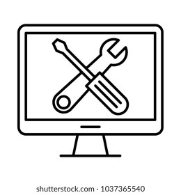 technical support vector icon