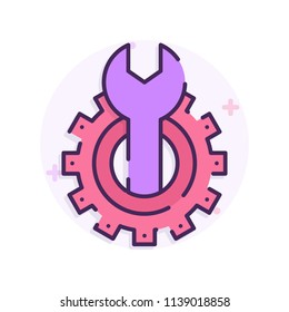 technical support vector icon