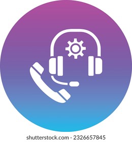 Technical Support vector icon. Can be used for printing, mobile and web applications.
