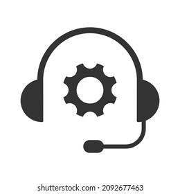 technical support vector icon isolated on white background. technical support stock vector illustration for web, mobile app and ui design