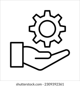 Technical support vector icon. Service tool icon. vector illustration on white background