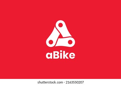 Technical symbol of a bicycle chain