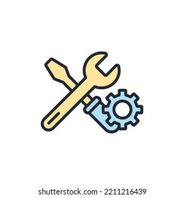 herramientas técnicas iconos símbolos vectores elementos para web infográfica