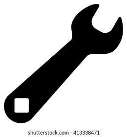 Technical vector icon. Style is flat icon symbol, black color, white background.