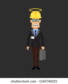 Technician Engineer Worker - Standing and Smiling