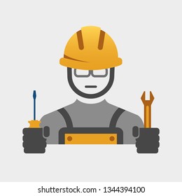 Technician icon design