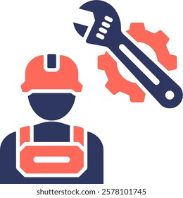 Technician Icon Element For Design