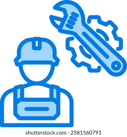 Technician Icon Element For Design