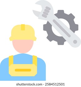 Technician Icon Element For Design