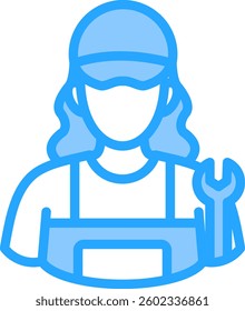Technician Icon Element For Design