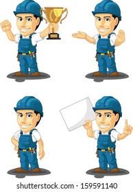 Technician or Repairman Customizable Mascot 5