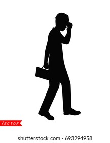 Technician silhouette vector