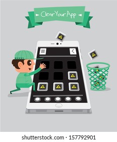 Servicio de smartphone técnico a su aplicación| Eliminar su aplicación