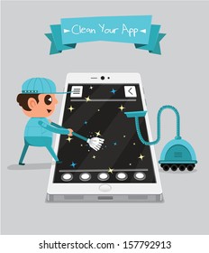 Technician smartphone service to your application | Clean Your App
