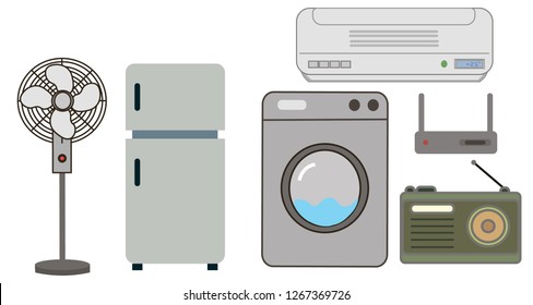 
Technique for home. vector