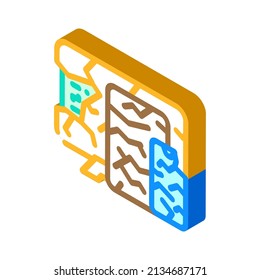 vectores de iconos isométricos de la técnica trash. signo de la técnica de la basura. ilustración de símbolo aislado
