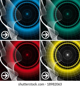 Techno abstract background