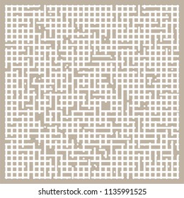 Techno abstract background.  Digital shapes geometric pattern. Stylized signal error. Flow of bright colorful random line strips. Vector element for design concept, poster, web.