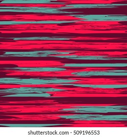 Techno abstract background. Glitch art style. Digital shapes geometric pattern. Stylized signal error. Flow of bright colorful random line strips. Vector element for design concept, poster, web