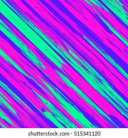 Techno abstrakter Hintergrund. Glitch Art Stil. Digitale Formen geometrisches Muster. Stilisierter Signalfehler. Fluss von hellen bunten Zufallsstreifen. Vektorelement für Design-Konzept, Poster, Web