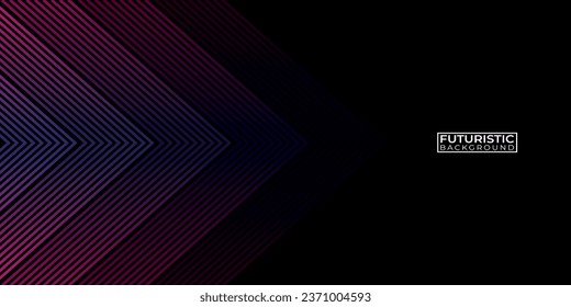Techno abstract background overlap layer on dark space with glowing lines shape decoration. Modern graphic design element future style concept for banner, flyer, card, or brochure cover