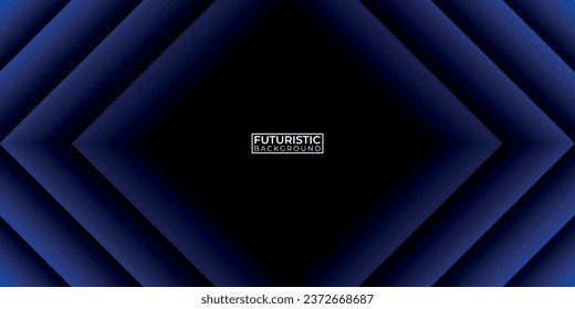 Capa de solapamiento de fondo abstracto Techno en el espacio oscuro con decoración de formas de líneas brillantes. Diseño gráfico moderno concepto de estilo futuro para banner, volante, tarjeta o portada