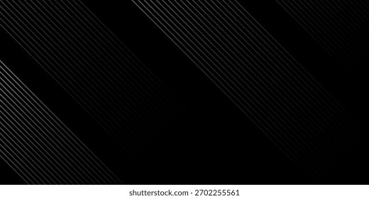 Capa de superposición de fondo abstracto techno en el espacio oscuro con líneas blancas brillantes en forma de decoración. Concepto moderno del estilo del futuro del elemento de Diseño gráfico para el Anuncio,