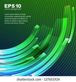 Techno abstract background - vector illustration