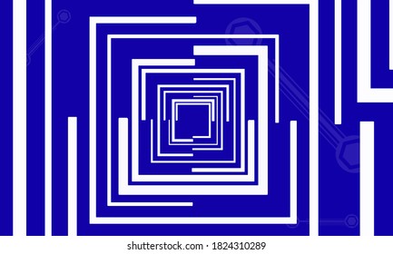 Techno abstrakt mit blauem Hintergrund für das Design Ihres Webposter, Banner, Landing-Page, Hintergrund, Vorlage, etc.