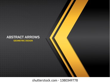 Techno arrow background, design vector template. Abstract arrows graphic technology background. Vector illustration
