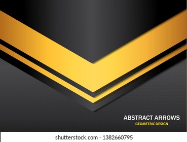 Techno arrow background, design vector template. Abstract arrows graphic technology background. Vector illustration