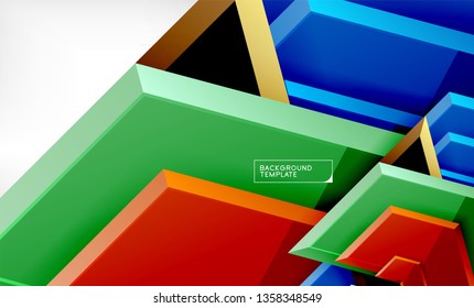 Techno arrow background, template design. Vector