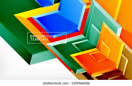 Techno arrow background, template design. Vector