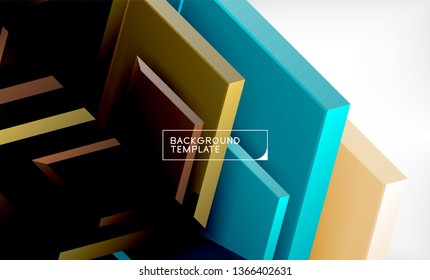 Techno arrow background, template design. Vector