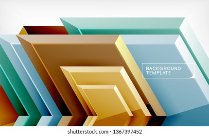 Techno arrow background, template design. Vector
