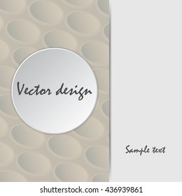 Techno background design, business corporate brochure template flyer layout, vector illustration