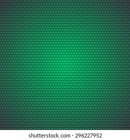 Techno a background in the form of a grid with green illumination.