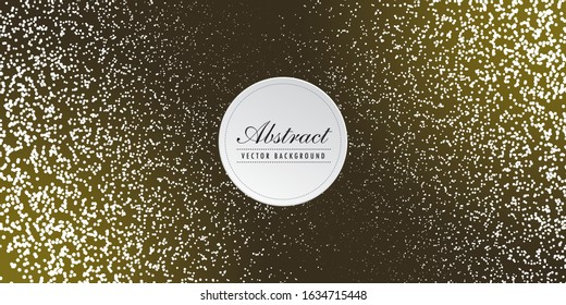 Techno background with glowing dots, hi-tech concept, yellow color