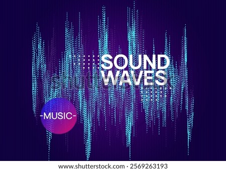 Techno Banner. Dance Set. Green Night Club Poster. Edm Electro Template. Psychedelic Disco Illustration. Trance Cover. Pink Dj Magazine. Blue Techno Banner