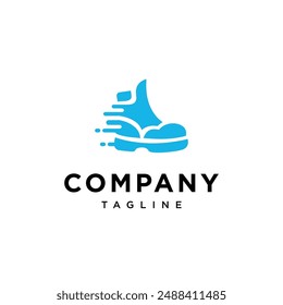 Techno Boot logo icon vector 