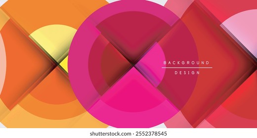 Techno circles and semi circles. Vector Illustration For Wallpaper, Banner, Background, Card, Book Illustration, landing page